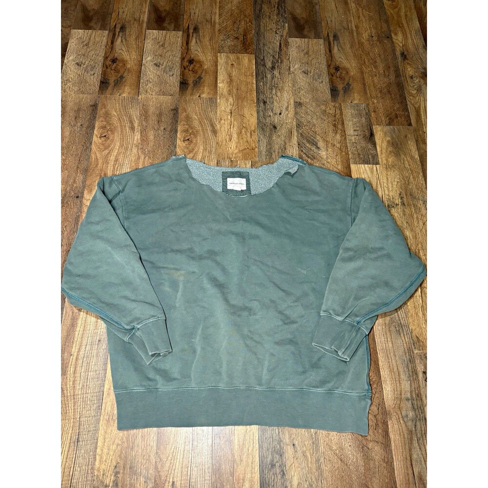 American Eagle Seriously Lived in Slouchy Oversized Fleece Sweatshirt